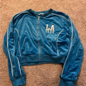 Vintage Athletics Blue Zip-Up Jacket
